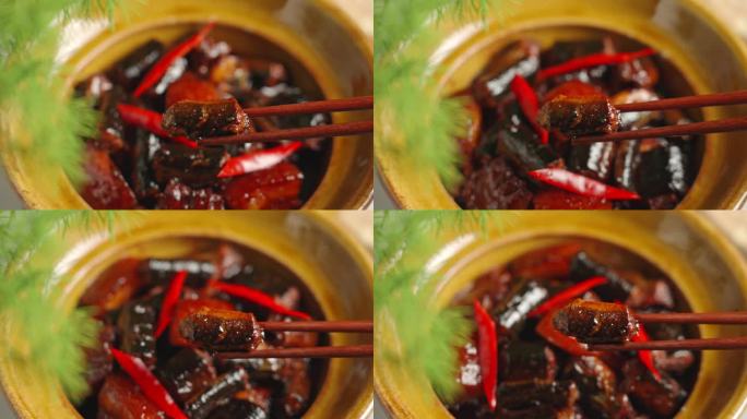 红烧肉猪肉美食美味食物中国菜特写