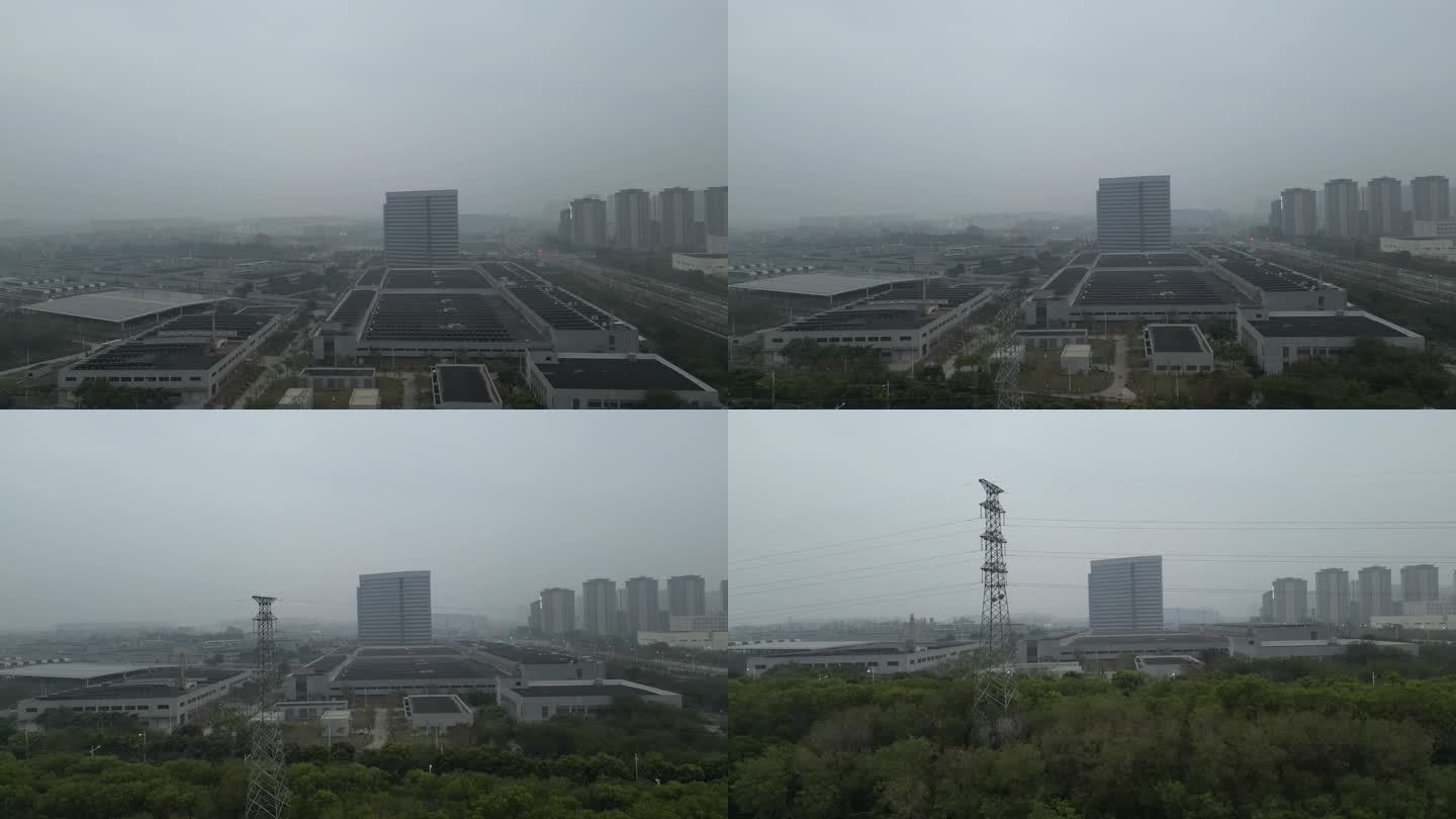 雾霾天下的工厂