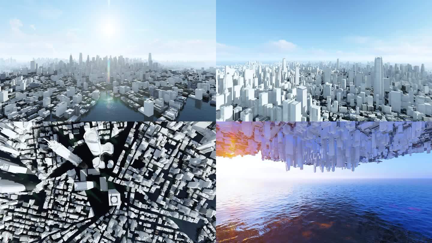 城市建设 海面城市