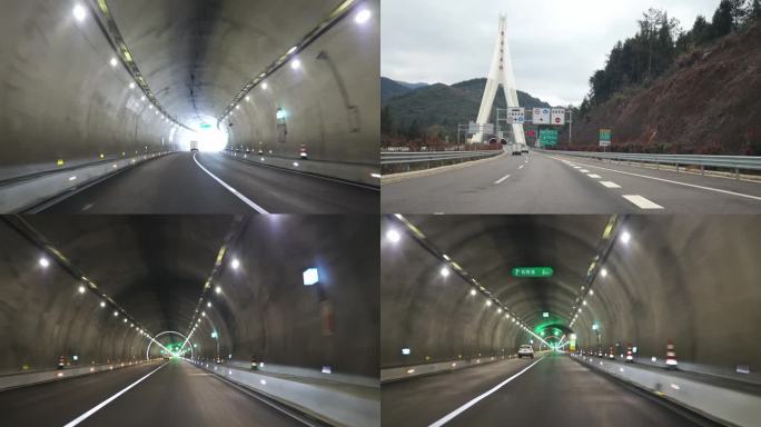 高速公路4K隧道群
