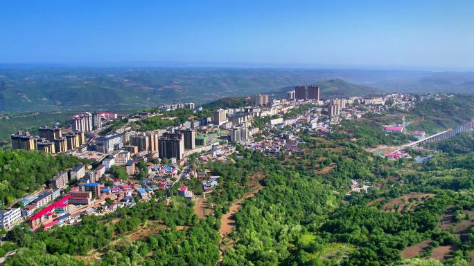 航拍铜川市宜君县—中国避暑城