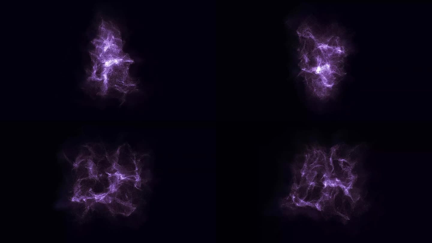 抽象的科学幻想背景波的紫粉色光能量形式