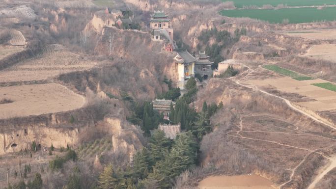 河南洛阳孟津汉魏洛阳故城遗址金龙寺航拍