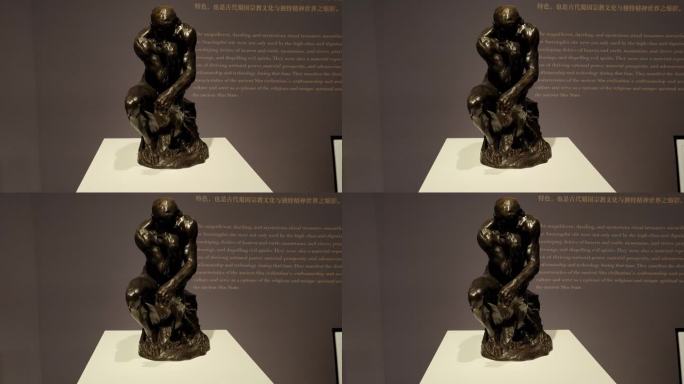上海大学博物馆罗丹雕塑展览实拍