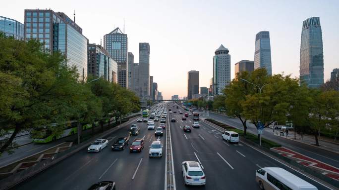 北京国贸道路