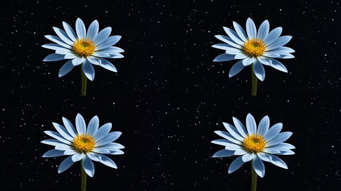 艺术数码花朵舞台花朵花瓣氛围星空舞台背景