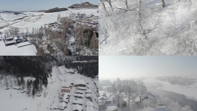 东北的冬 黑龙江雪景