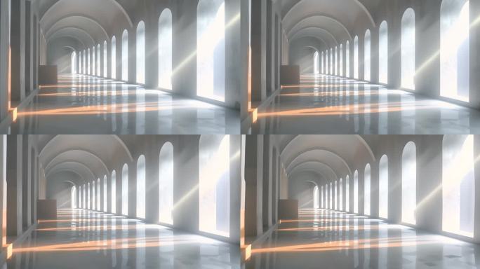 光影光感抽象艺术概念视频素材