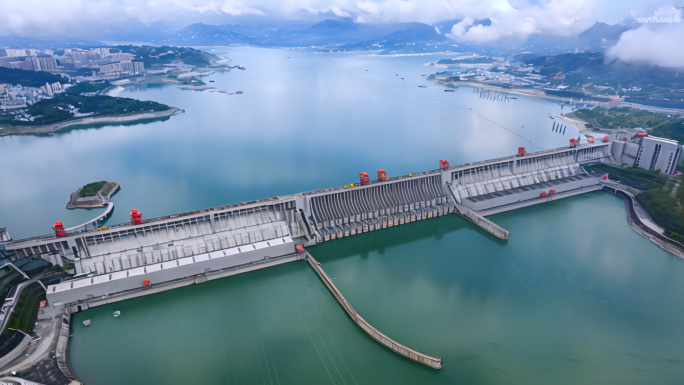 唯美三峡大坝 大国重器 能源电力
