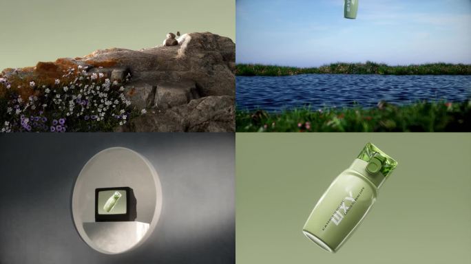 水杯产品动画清新自然风格保温杯产品视频