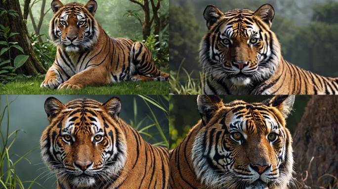 老虎 动物 野生动物 保护动物 猫科动物