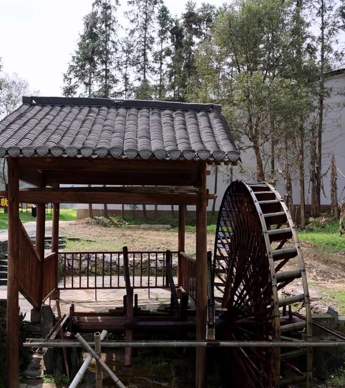 中国古代劳动人民灌溉工具水车