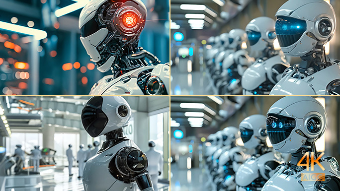 未来仿生机械人 机器人的世界 人类助手