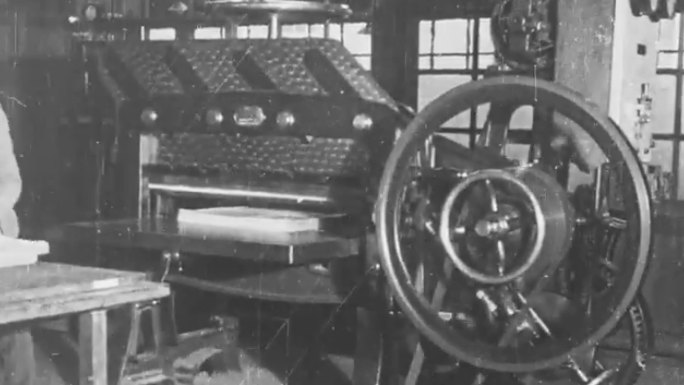 上世纪印刷 机器印刷 印刷发展史