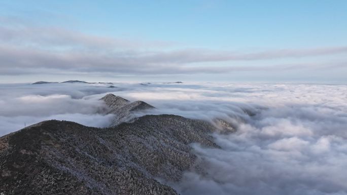 云海、云瀑、延时、航拍、雪景