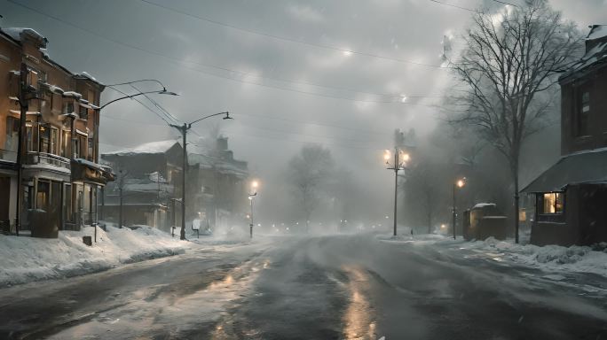 城市雨雪天气