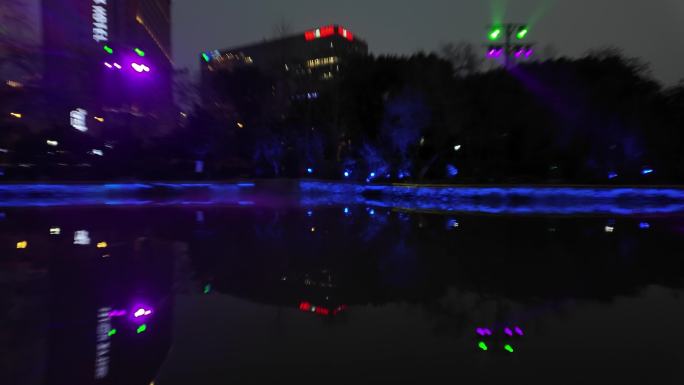 杭州如梦上塘景区京杭大运河沿岸灯光秀