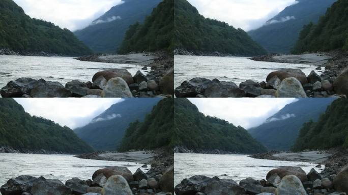 雅鲁藏布江的中下游