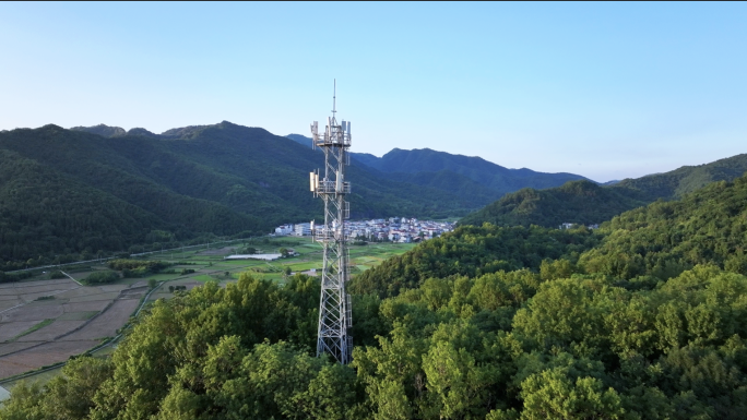 5G信号塔铁塔农村山区信号基站发射塔