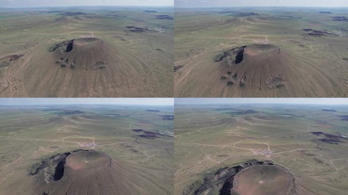 内蒙古乌兰哈达火山群航拍