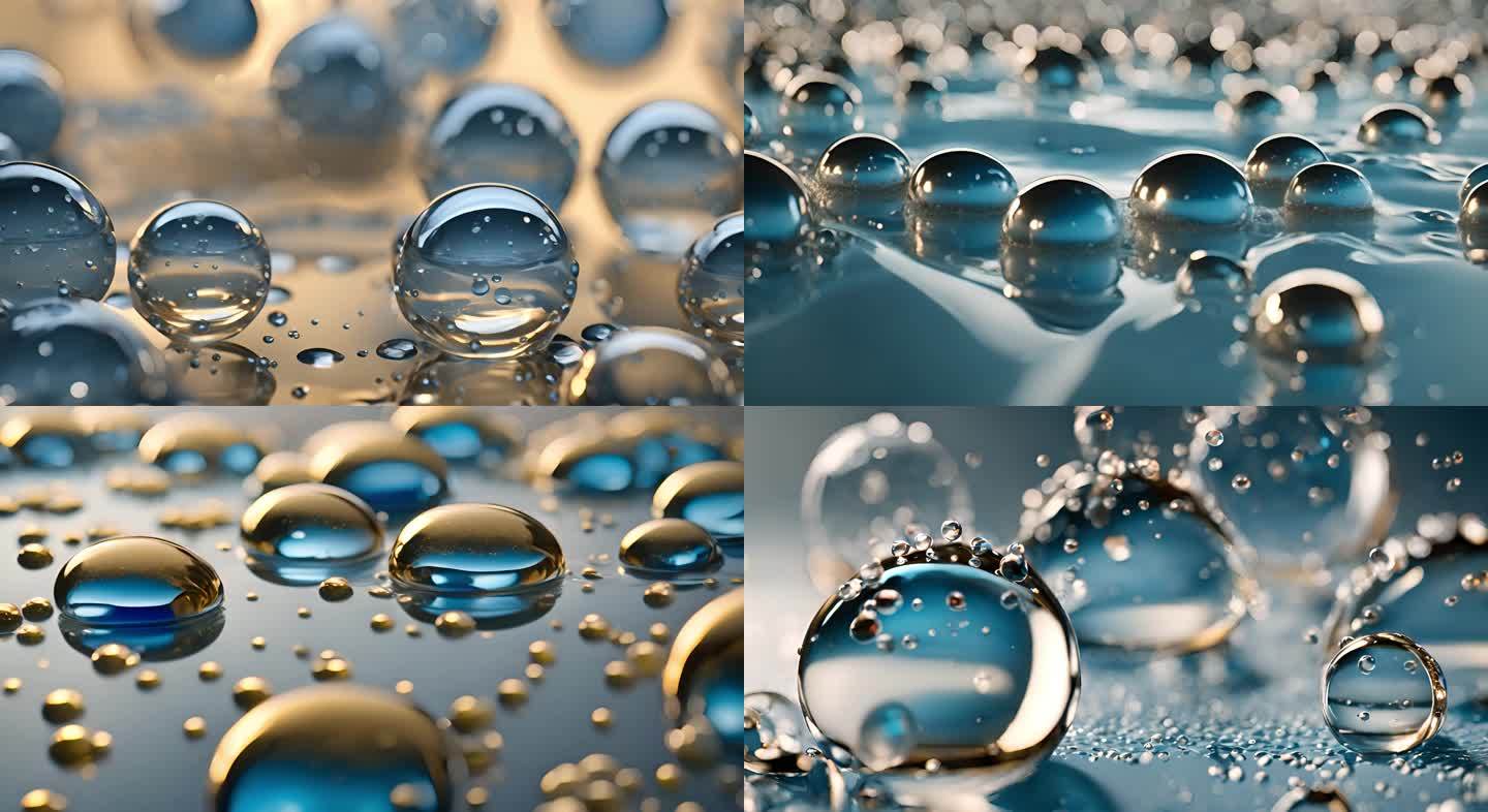 意境生格水液流体 微观世界琉璃水液