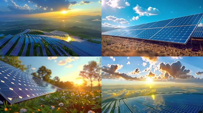 新质生产力 太阳能发电站 新能源光伏发电