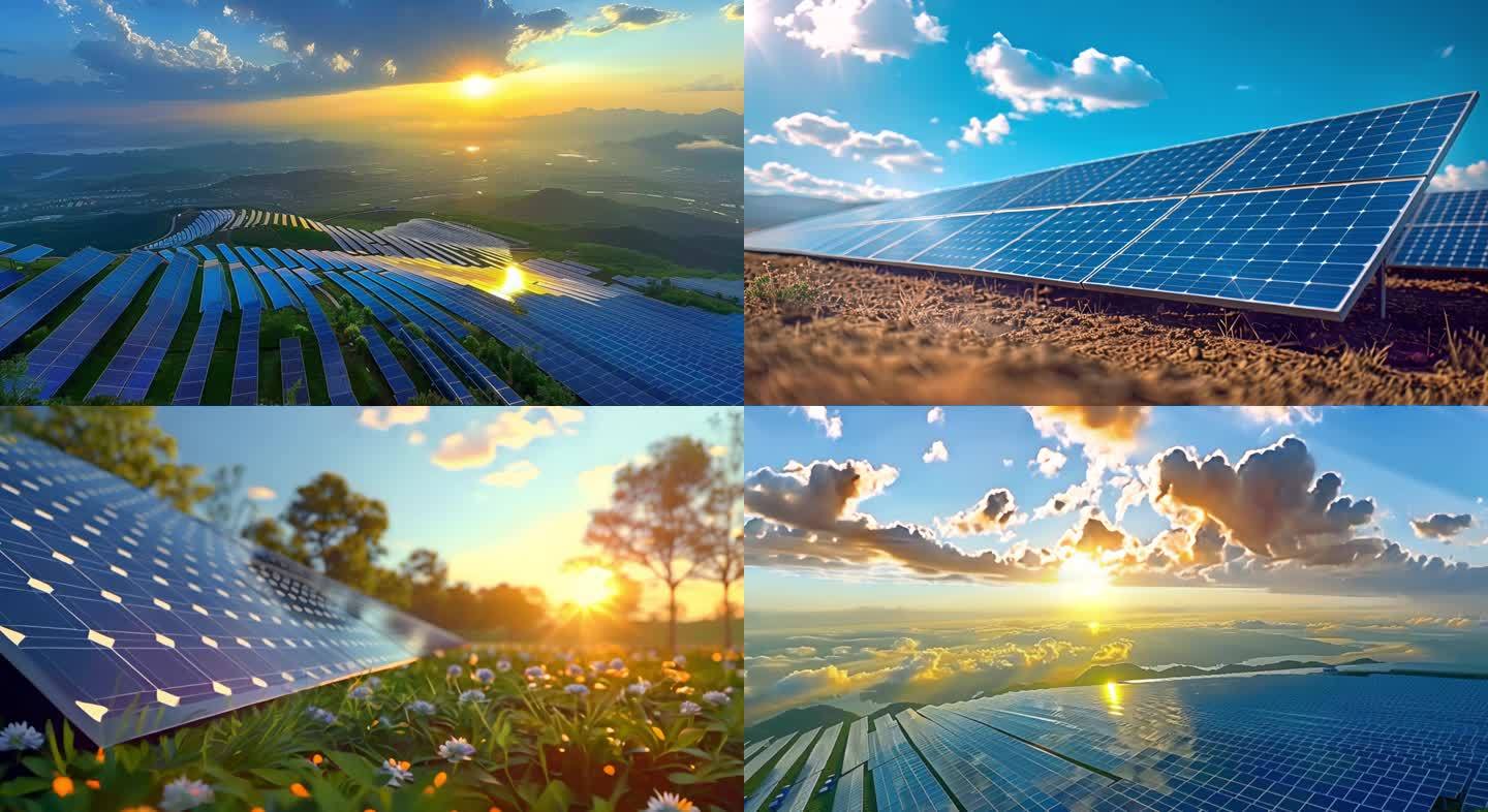 新质生产力 太阳能发电站 新能源光伏发电