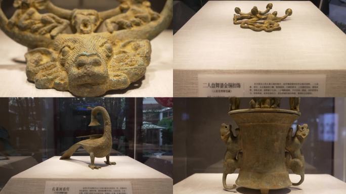 云南昆明博物馆古滇族青铜器展示合集2