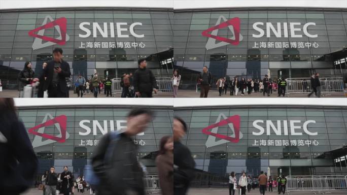 上海AWE延时镜头 上海国际博览中心