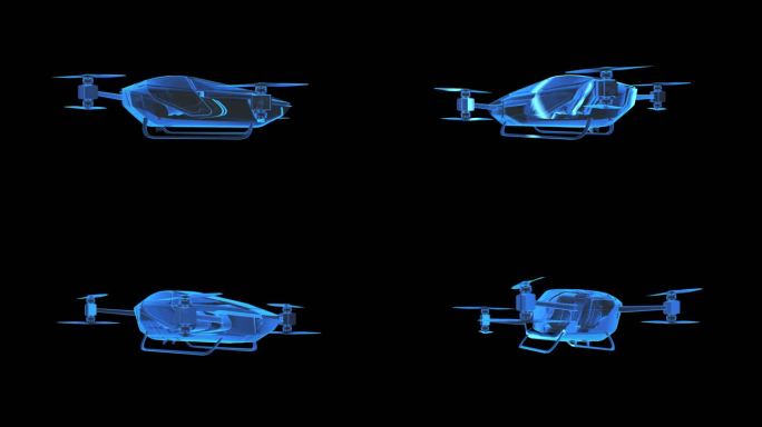 小鹏旅航者X2SU全息蓝色科技通道素材