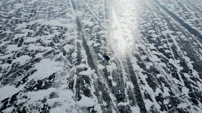 俄罗斯贝加尔湖蓝冰