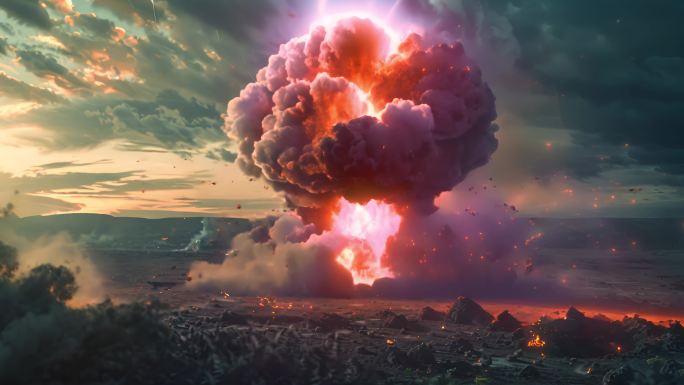 原子弹爆炸 氢弹爆炸 世界末日 战争