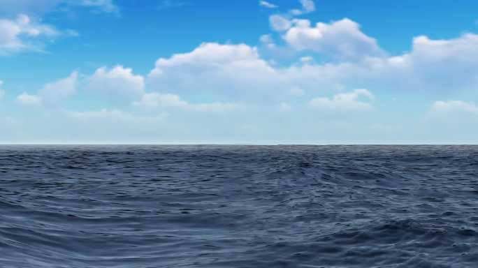 超宽屏海面 大海海面 3D模拟的海面