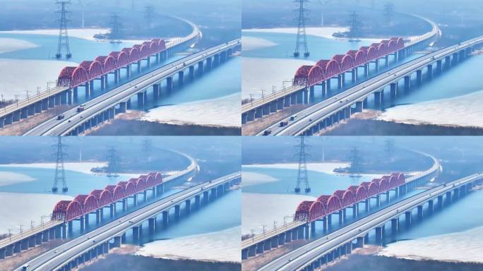 北京官厅水库大桥景观