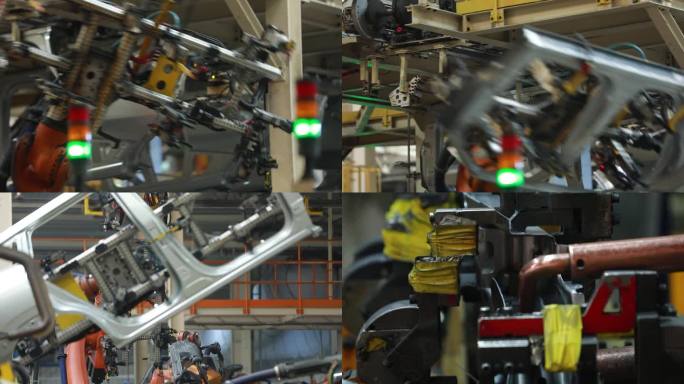 汽车制造生产线智能制造机器臂整装焊接10