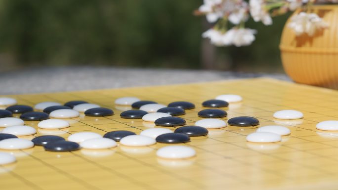 品茶喝茶下围棋看书