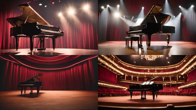 光影旋律：音乐厅中钢琴下的灵魂独白