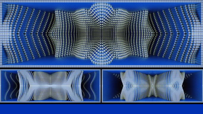 【裸眼3D】太空幻想立体科幻几何概念空间