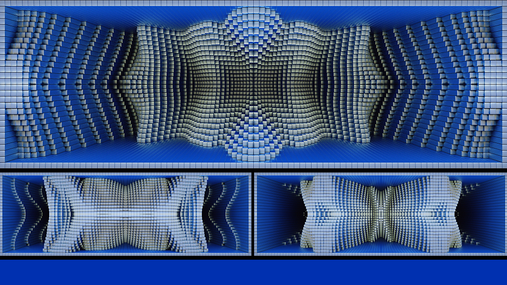 【裸眼3D】太空幻想立体科幻几何概念空间