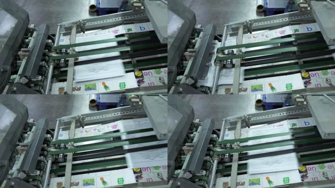 快速运行中的印刷厂机器设备6