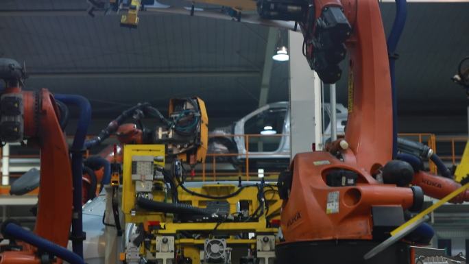 汽车制造生产线智能制造机器臂整装焊接2