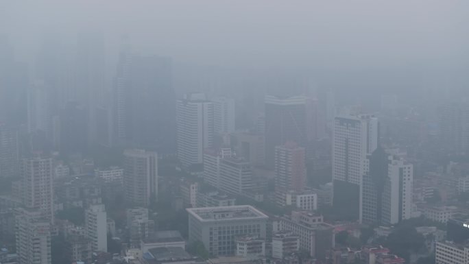 城市雾霾能见度低02