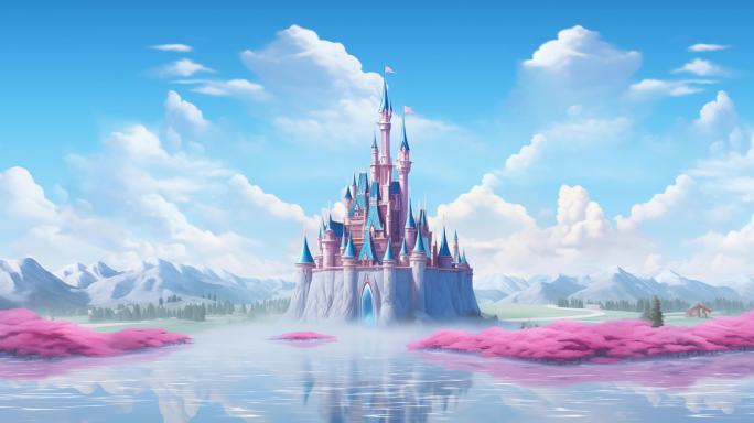 5k梦幻粉色城堡