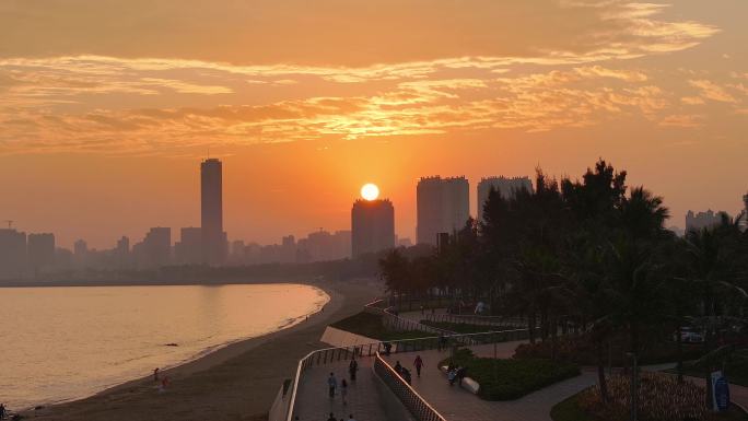 海口观海台日出