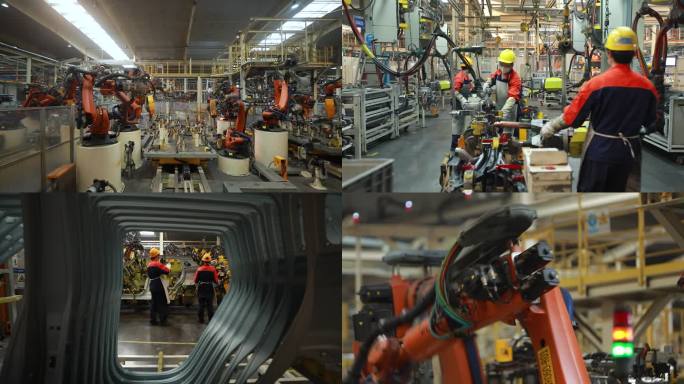 汽车制造生产线智能制造机器臂整装焊接合集