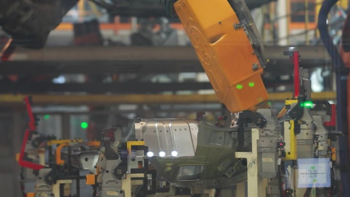 汽车制造生产线智能制造机器臂整装焊接11