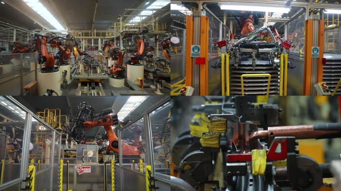 汽车制造生产线智能制造机器臂整装焊接7