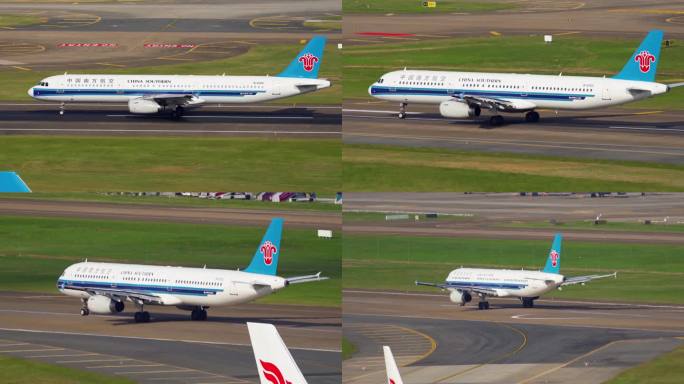 中国南方航空A321 客机起飞全过程