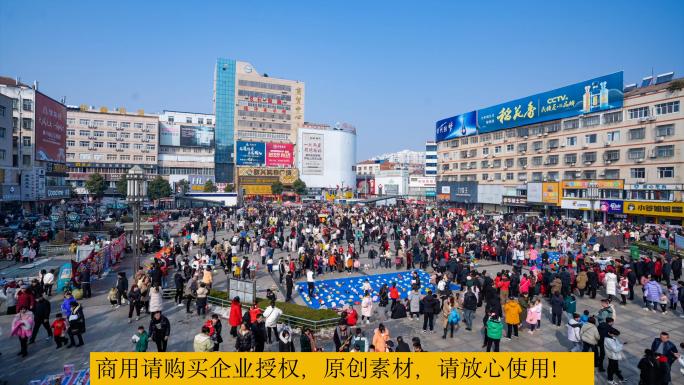 广水印台山广场【延时合集】