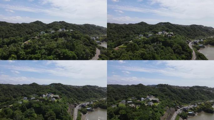 无人机拍摄的日本千叶县Futtsu市